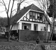 DISTINCTIVE ROOF: A classic example of the clipped gablescommon in the Townsite.